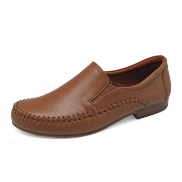 Women Courts Flat SY-07 Tan Nappa